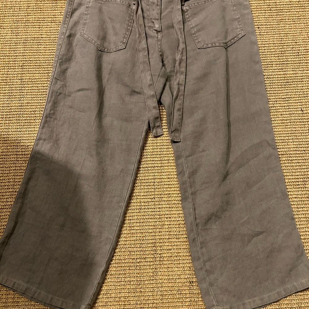 100%linen Sanctuary drawstring pant.